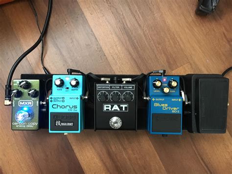Finnegan struggled to meet demand, and used units sold for inflated prices. . R guitar pedals